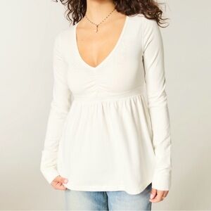 Brand New With Tag White Baby Doll Holister